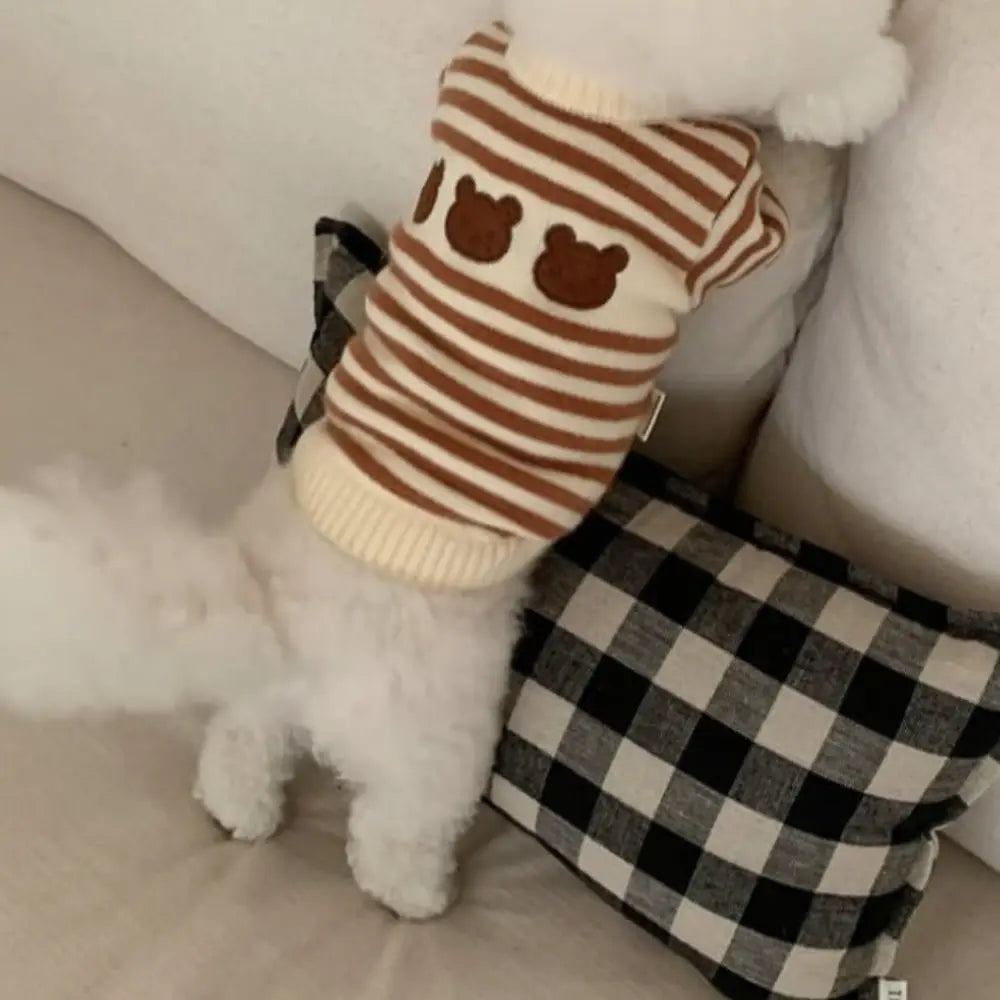インスタ 韓国 保温 ペット ニット セーター 秋冬 厚手 中小型犬 犬 猫 トイプードル 防寒 暖かい 快適 撥水 外出用 スポーツ 軽量 おしゃれ ブランド フリース 室内用 散歩 ペットウェア 耐久性 洗える ID2556 レッド