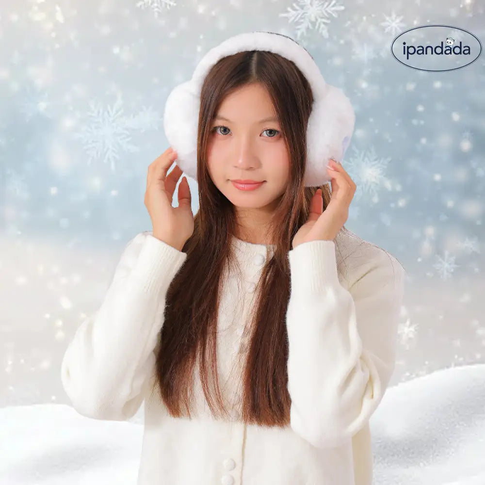 イヤーマフ 保温 冬用 バタフライボウ 毛フリース 耳保護 レディース 大人用 屋外 防風 防寒 イヤーマフ ID3112