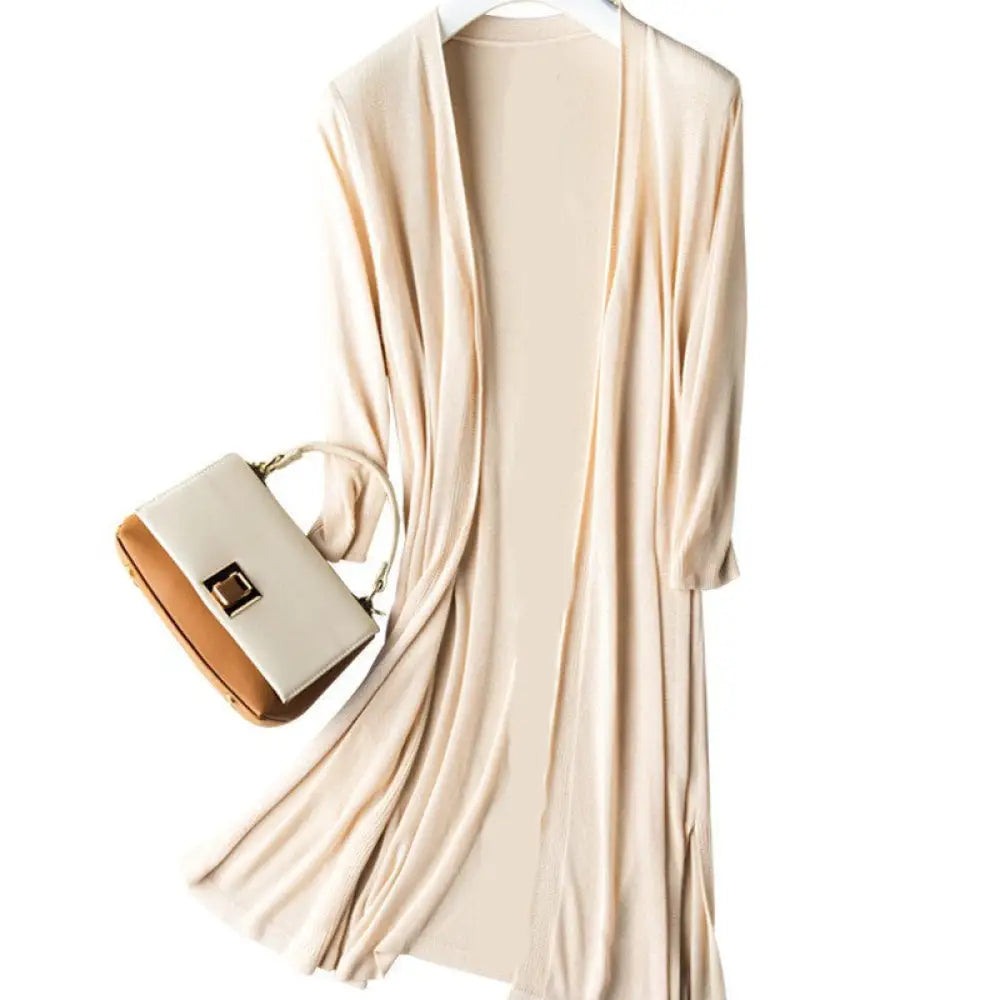 ID1577 接触冷感 カーディガン ロング ロングカーディガン 接触冷感 UV対策 UVカット カーディガン サマーニット トッパーカーデ 速乾 涼しげな コットンカーデ 羽織り アウター トップス ロングカーディガン 夏 uv