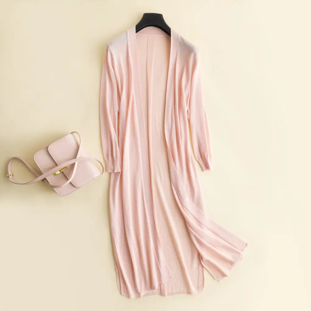 ID1577 接触冷感 カーディガン ロング ロングカーディガン 接触冷感 UV対策 UVカット カーディガン サマーニット トッパーカーデ 速乾 涼しげな コットンカーデ 羽織り アウター トップス ロングカーディガン 夏 uv