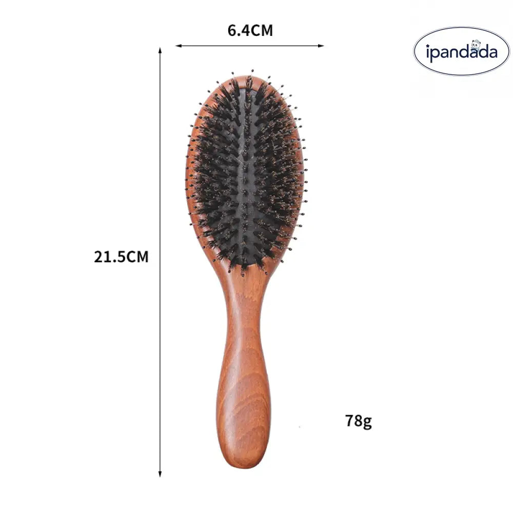ヘアブラシ 豚毛 パドルブラシ 獣毛 ヘッドスパ クシ ブラシ 髪の毛 サラサラ くし 頭 櫛 髪 天然 プレゼント ギフト 女性 メンズ 艶髪 木製 ID1798 タイプ③ インテリア雑貨>ファッション雑貨