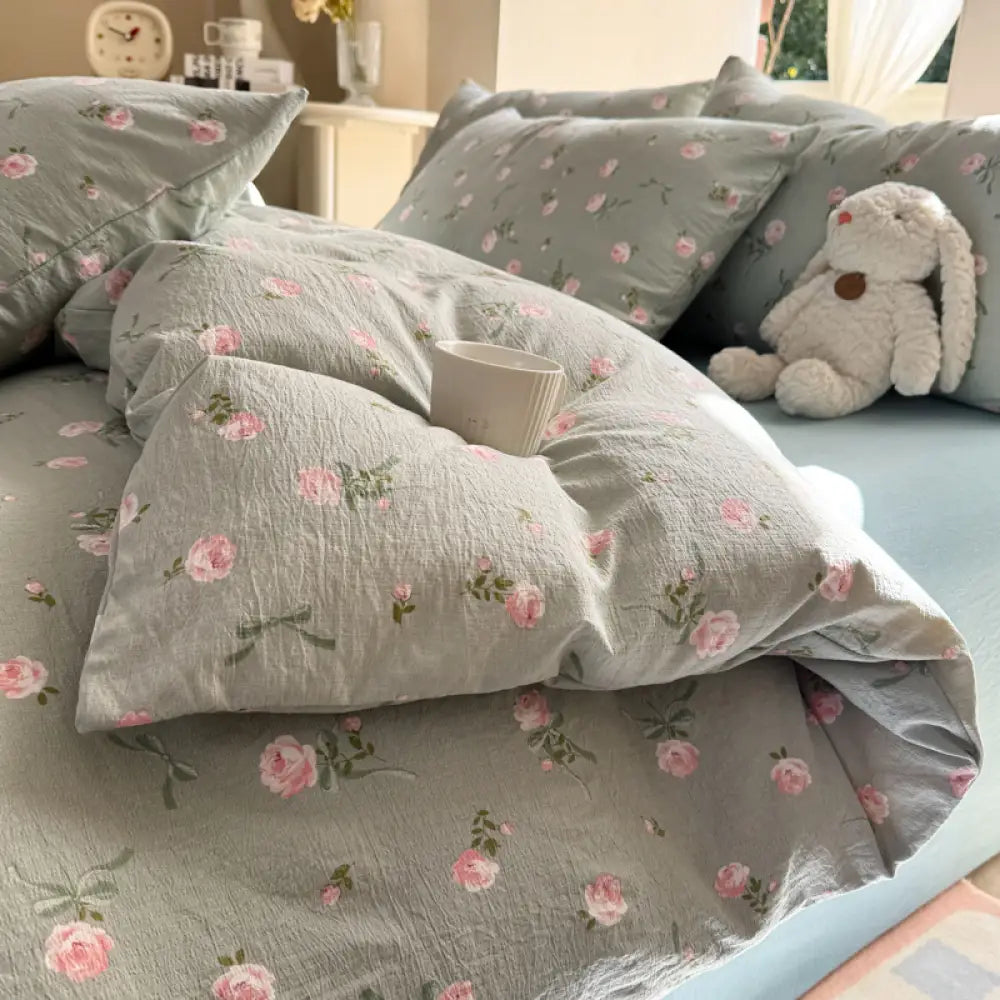 インスタ風ユニークダブルレイヤーガーゼ布団カバー 150x200x230 シングルサイズ 1.5メートル ベッド用 布団カバー 単品・100% コットン 宿舎用 ID2138 タイプ③ / 掛け布団カバー 150*200 寝具>寝具セット