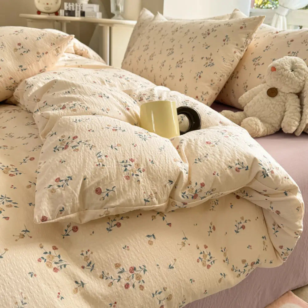 インスタ風ユニークダブルレイヤーガーゼ布団カバー 150x200x230 シングルサイズ 1.5メートル ベッド用 布団カバー 単品・100% コットン 宿舎用 ID2138 タイプ④ / 掛け布団カバー 150*200 寝具>寝具セット