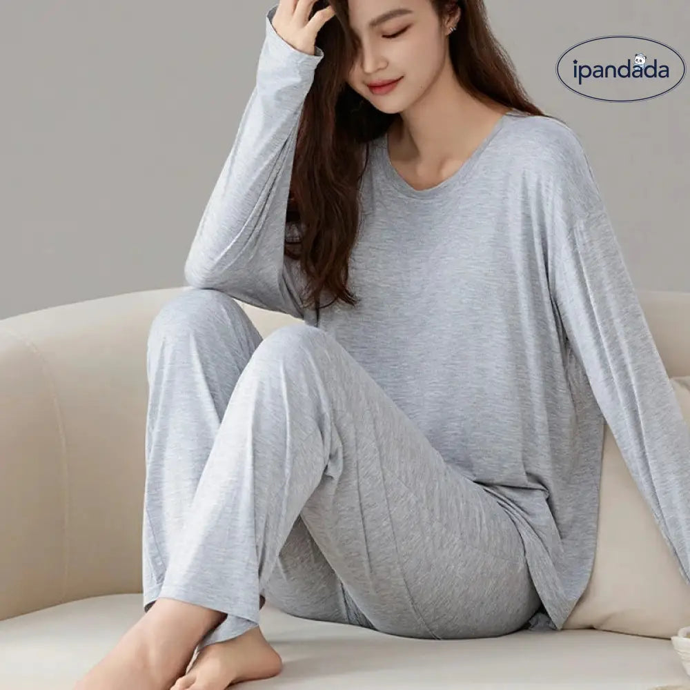 ルームウェア レディース パジャマ モダール レース 長袖 フレア 上下セット セットアップ 春 夏 秋 冬 部屋着 新生活 柔らかい 肌にやさしい 快適 ゆったり ゆるめ ストレスフリー 口コミ 休養 リラックス ヨガ ID2093