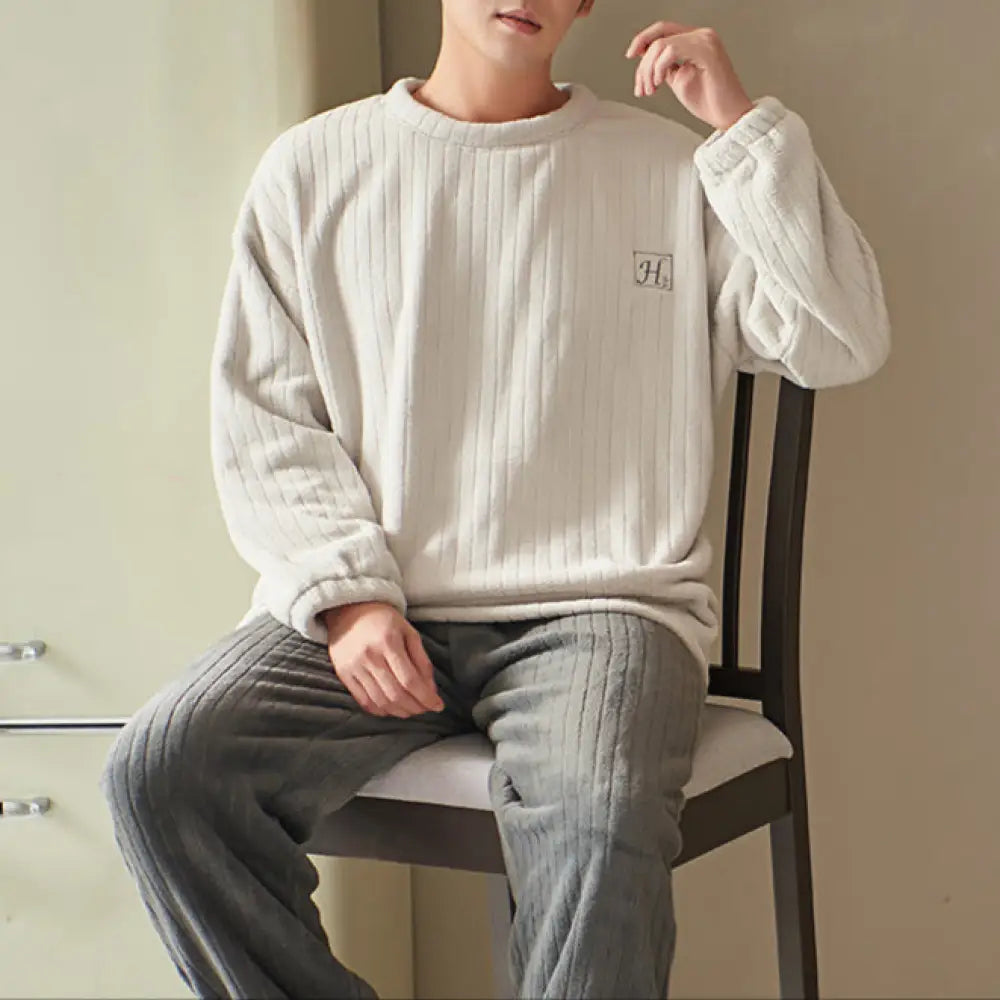 ルームウェア メンズ パジャマ セットアップ 冬 あったか もこもこ 着る毛布 ナイトガウン 部屋着 寝間着 男性 父 冬用 ギフト プレゼント メンズ＞セットアップ