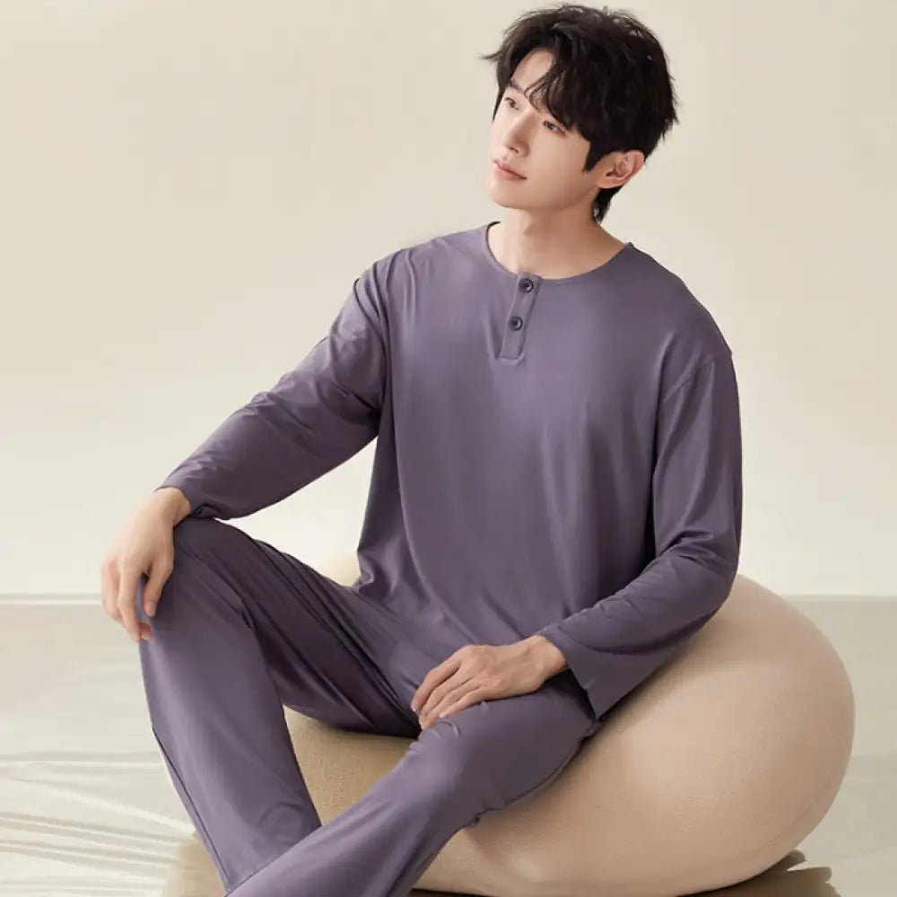 ルームウェア レディース パジャマ モダール 長袖 上下セット ブラ付き セットアップ 春 夏 秋 冬 部屋着 新生活 柔らかい 肌にやさしい 快適 ゆったり ゆるめ ストレスフリー 口コミ 休養 リラックス ペアルック カップル 紳士用