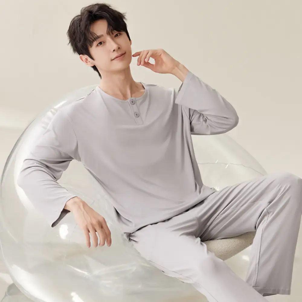 ルームウェア レディース パジャマ モダール 長袖 上下セット ブラ付き セットアップ 春 夏 秋 冬 部屋着 新生活 柔らかい 肌にやさしい 快適 ゆったり ゆるめ ストレスフリー 口コミ 休養 リラックス ペアルック カップル 紳士用