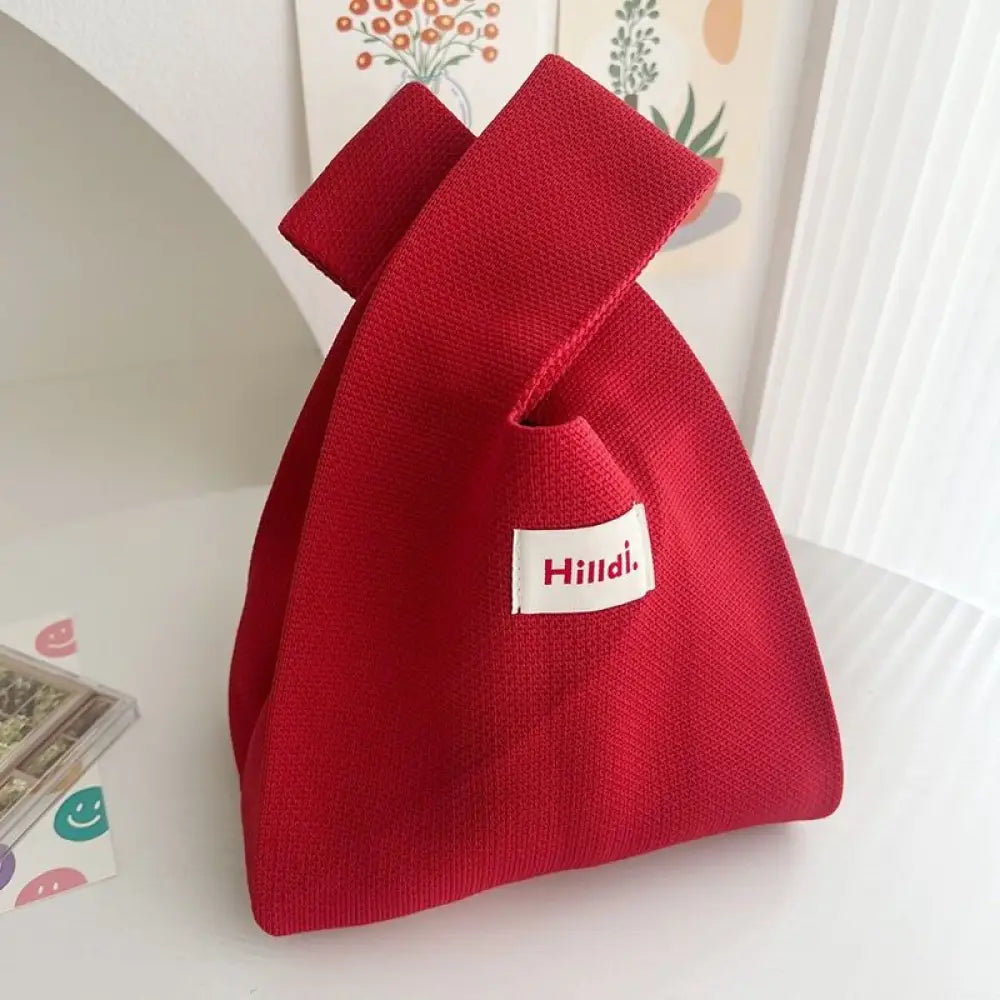 無地 ニットバッグ 手編み 毛糸 バッグ 卸売り 携帯 便利 汎用 ニット 手提げ 弁当袋 ギフトバッグ ミトン シンプル おしゃれ 軽量 収納 プレゼント 鞄 カバン レディース 春夏 秋 素材 ナチュラル 丈夫 実用 ID2119