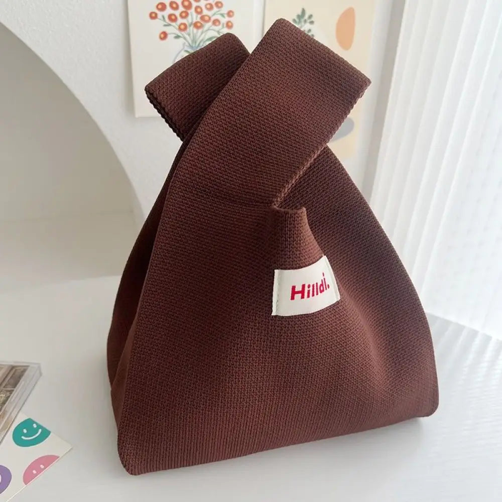 無地 ニットバッグ 手編み 毛糸 バッグ 卸売り 携帯 便利 汎用 ニット 手提げ 弁当袋 ギフトバッグ ミトン シンプル おしゃれ 軽量 収納 プレゼント 鞄 カバン レディース 春夏 秋 素材 ナチュラル 丈夫 実用 ID2119