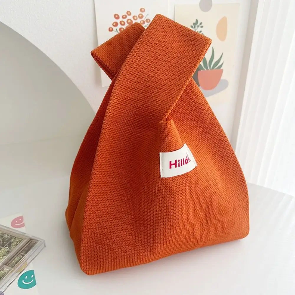 無地 ニットバッグ 手編み 毛糸 バッグ 卸売り 携帯 便利 汎用 ニット 手提げ 弁当袋 ギフトバッグ ミトン シンプル おしゃれ 軽量 収納 プレゼント 鞄 カバン レディース 春夏 秋 素材 ナチュラル 丈夫 実用 ID2119