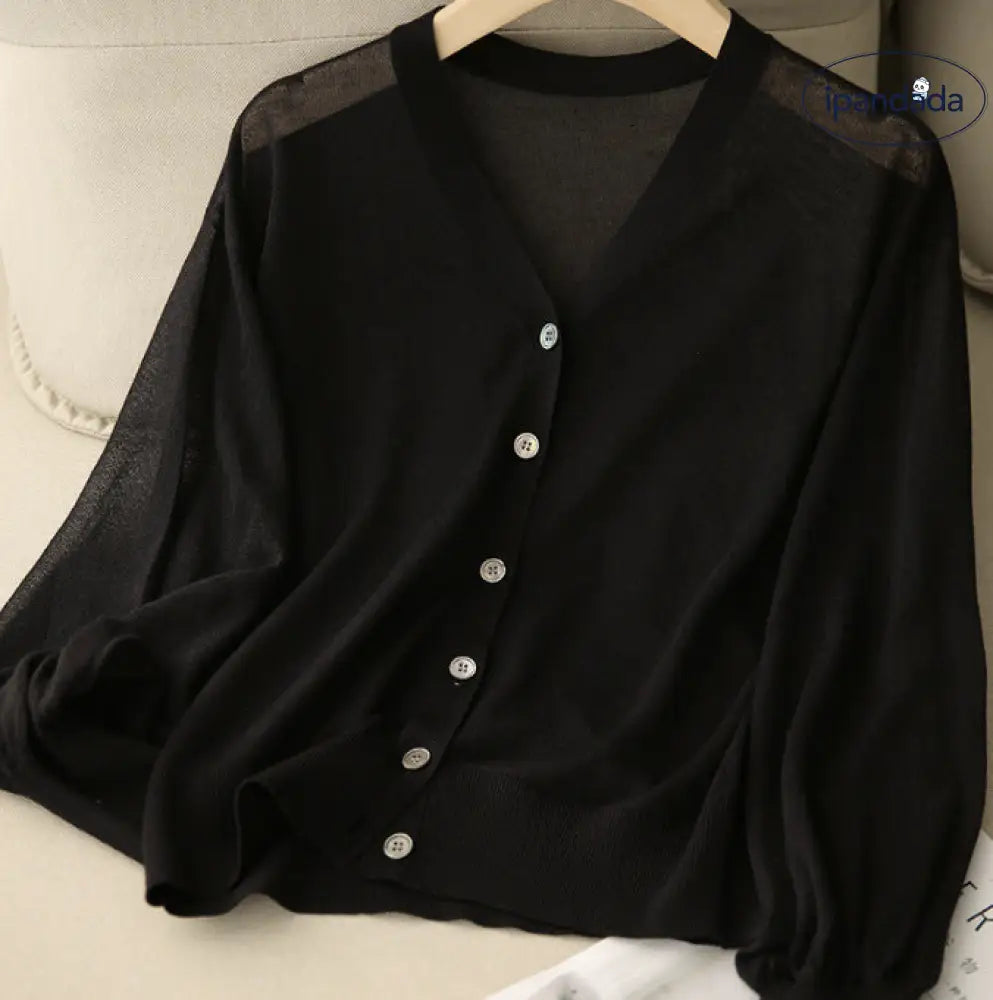 ID1159 薄手 軽量 通気性 夏用 羽織り レディース ゆったり 夏用 ゆったり トップス 長袖 UV uvカット カーディガン 無地 外出着＞アウター