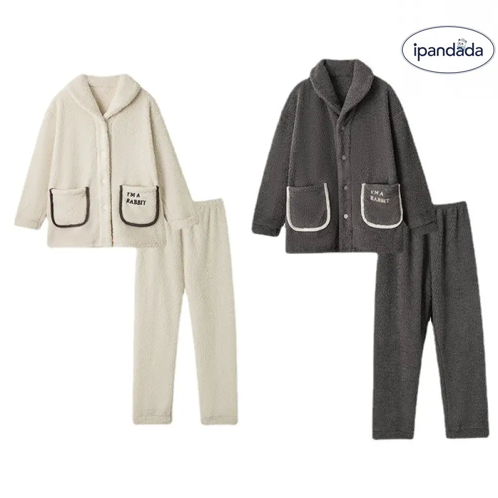 カップル パジャマ 秋冬 クラウド フリース レディース 冬 珊瑚フリース 大サイズ ジャカード メンズ ホームウェア セットアップ 暖かい 柔らかい 保温 快適 おしゃれ ルームウェア ID3184 コーディネート＞ペアルック