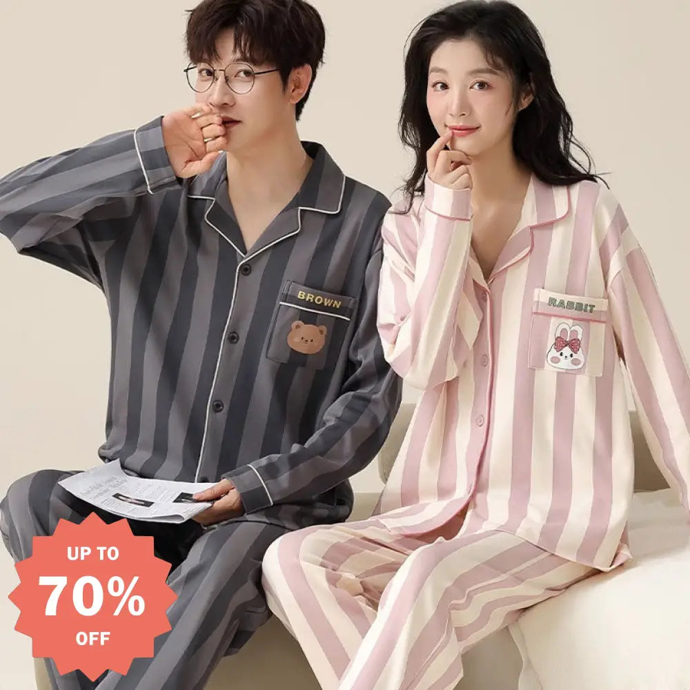 カップル ペア セット パジャマ 秋 可愛い クマ うさぎ ペア ルームウェア 結婚祝い パジャマ おそろい メンズ レディース 春 プレゼント カップル＞セットアップ