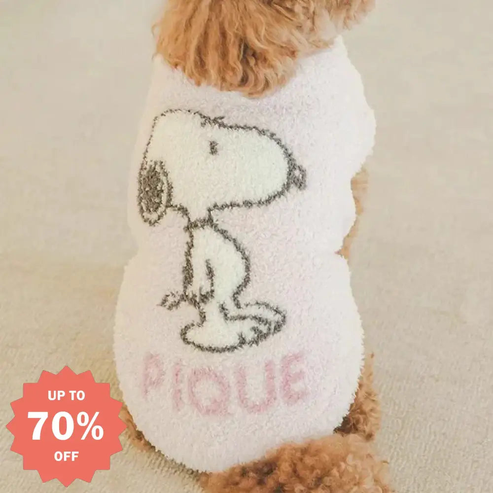 カートゥーン ネコ 犬 ペット 小型動物 快適 服 ソフト ふわふわ 半分 フリース ID2863