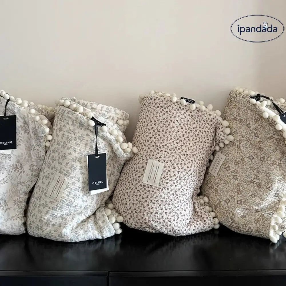 かわいい ボールボール ガーゼ フリース 小さな 毛布 ベビー 移動用 毛布 オフィス 保温 冬季 フリース ID3220