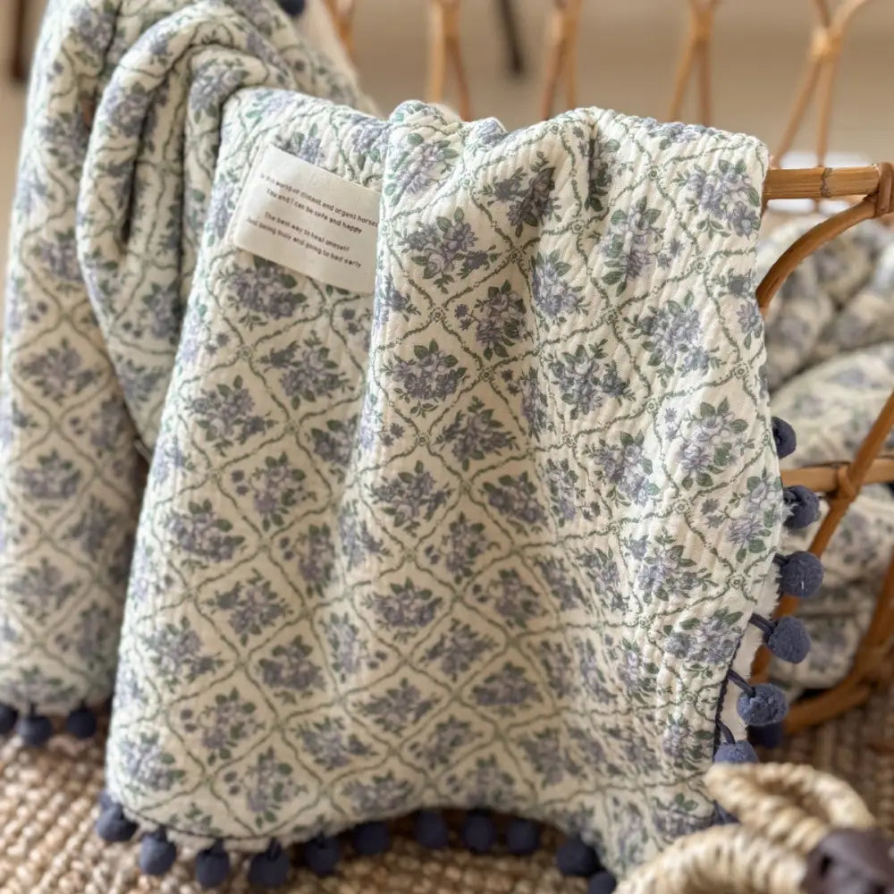 かわいい ボールボール ガーゼ フリース 小さな 毛布 ベビー 移動用 毛布 オフィス 保温 冬季 フリース ID3220 タイプ① / 120*150cm