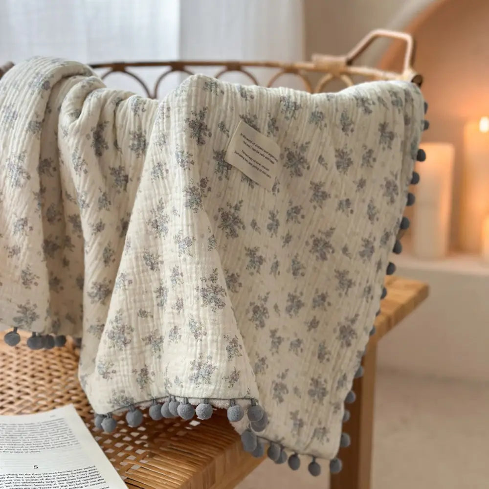 かわいい ボールボール ガーゼ フリース 小さな 毛布 ベビー 移動用 毛布 オフィス 保温 冬季 フリース ID3220 タイプ② / 120*150cm