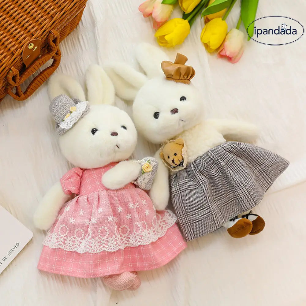 かわいい カップル ウサギ ぬいぐるみ おもちゃ ぬいぐるみ 子供 女の子 バレンタイン プレゼント 誕生日 プレゼント ID3789