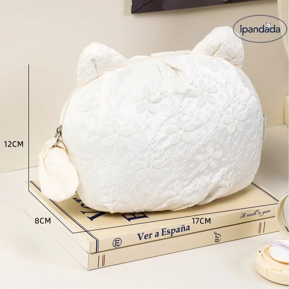 かわいい 猫ちゃんミニ 化粧ポーチ 女性用 携帯式 旅行必需品 洗面用具 衣類収納ポーチ ID2590