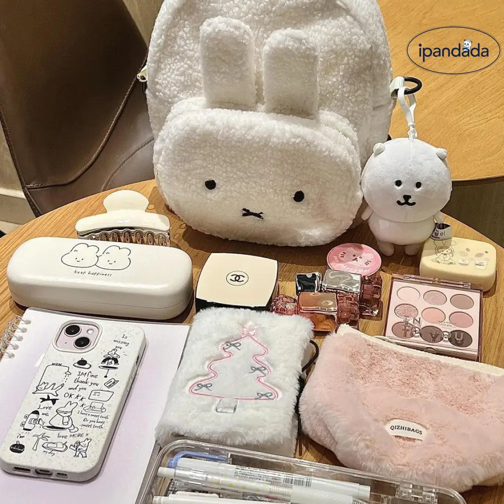 かわいい ミッフィー ぬいぐるみ 小さな リュックサック レディース miffy 新作 オールマイティ シンプル バックパック 通勤用 バック ID3117 写真通り / 20*8*25cm