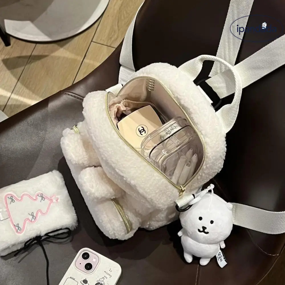 かわいい ミッフィー ぬいぐるみ 小さな リュックサック レディース miffy 新作 オールマイティ シンプル バックパック 通勤用 バック ID3117 写真通り / 20*8*25cm