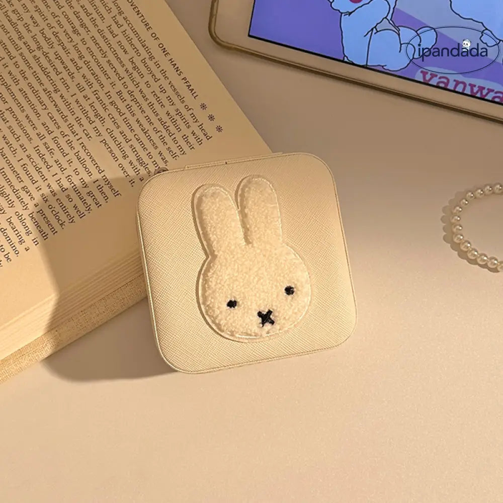 かわいい ミッフィーウサギ ジュエリーボックス レディース 大容量 便利 耳ピアス イヤリング 指輪 ネックレス 収納ボックス 手飾り用品ケース ID2641