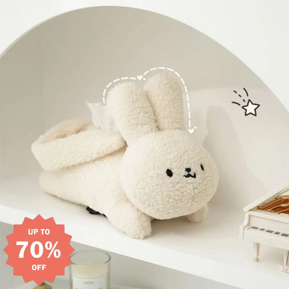 かわいい うさぎ ティッシュボックス リビング デスク デコレーション ティッシュ クリエイティブ キャラクター 多機能 ポーチ 柔らかい おしゃれ ギフト プレゼント ID2589