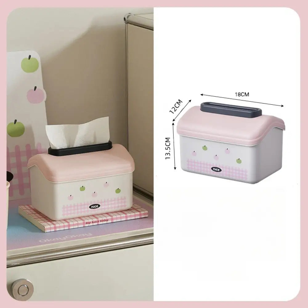 ID1296 【かわいいキャラクター】壁掛けティッシュボックス リビング・トイレ用 スプリング式 おしゃれ収納 滑り止め付き 家庭用 写真通り④ インテリア雑貨＞収納雑貨