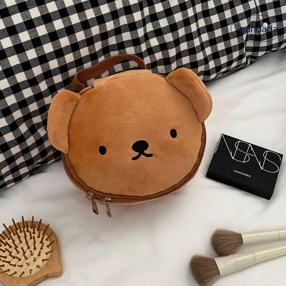 可愛い フリース 収納 バッグ 旅行 大容量 ハンドバッグ 化粧品バッグ 小物入れ 収納ポーチ ID2872