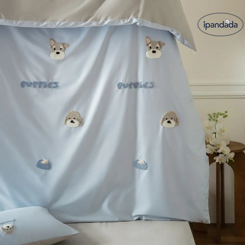 可愛い 四点セット ボックスシーツ ベッドカバー 枕カバー 布団カバー ベッドシーツ カートゥーン 刺繍 ベッドカバー 寝具 おしゃれ 速乾 寝具カバーセット ID4354 寝具＞寝具セット