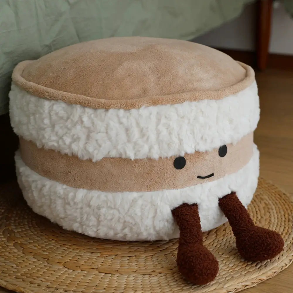ID1160 ケーキ 可愛い オットマン 足置き台 椅子 インテリア 折りたたみ フットスツール 洗濯 クッション ふわふわ ソファ 脚置き 腰かけ 軽量 足のせ椅子 写真通り / 30*40cm 寝具＞クッション・グッズ