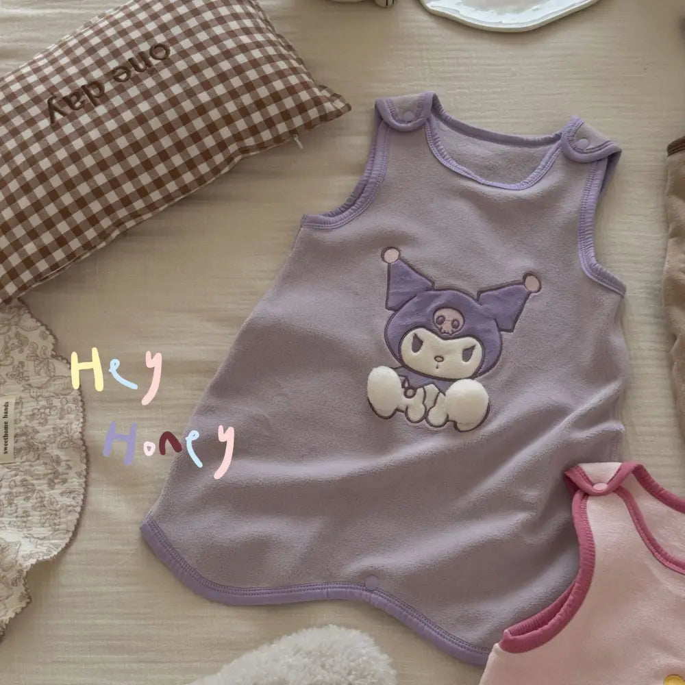 キッズ もこもこ 着る毛布 冬用 ベビー スリーパー 無袖 あったか ルームウェア 可愛い キャラクター 防寒 寝冷え対策 保育園 通園 おしゃれ クリスマスプレゼント 家族ギフト 人気 冬のあったかアイテム 女の子 男の子 ID3382