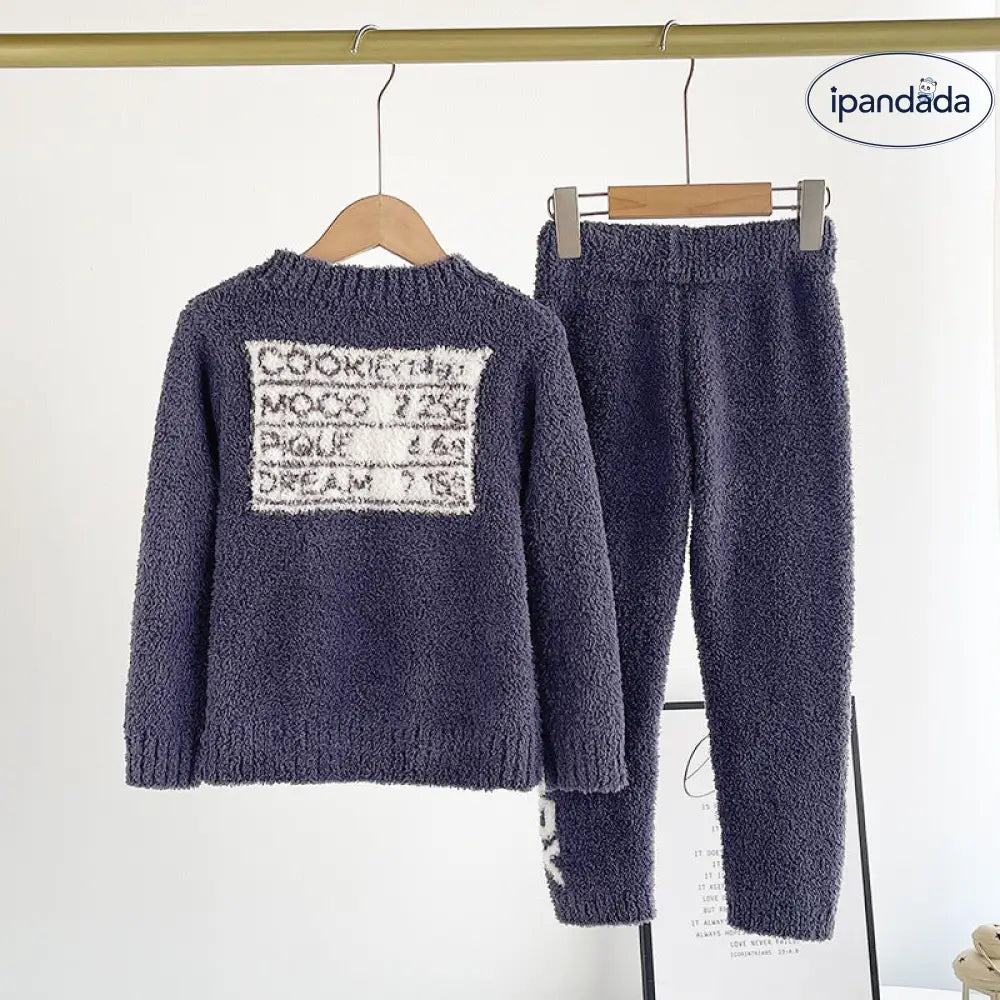 キッズ パジャマ 秋冬 ふわもこ 長袖 上下セット スヌーピー 可愛い 子供用 ルームウェア 部屋着 あったか 防寒 冬用パジャマ 男の子 女の子 人気 ギフトにもおすすめ もこもこ セットアップ 快適 睡眠ウェア 子ども服 ID3403