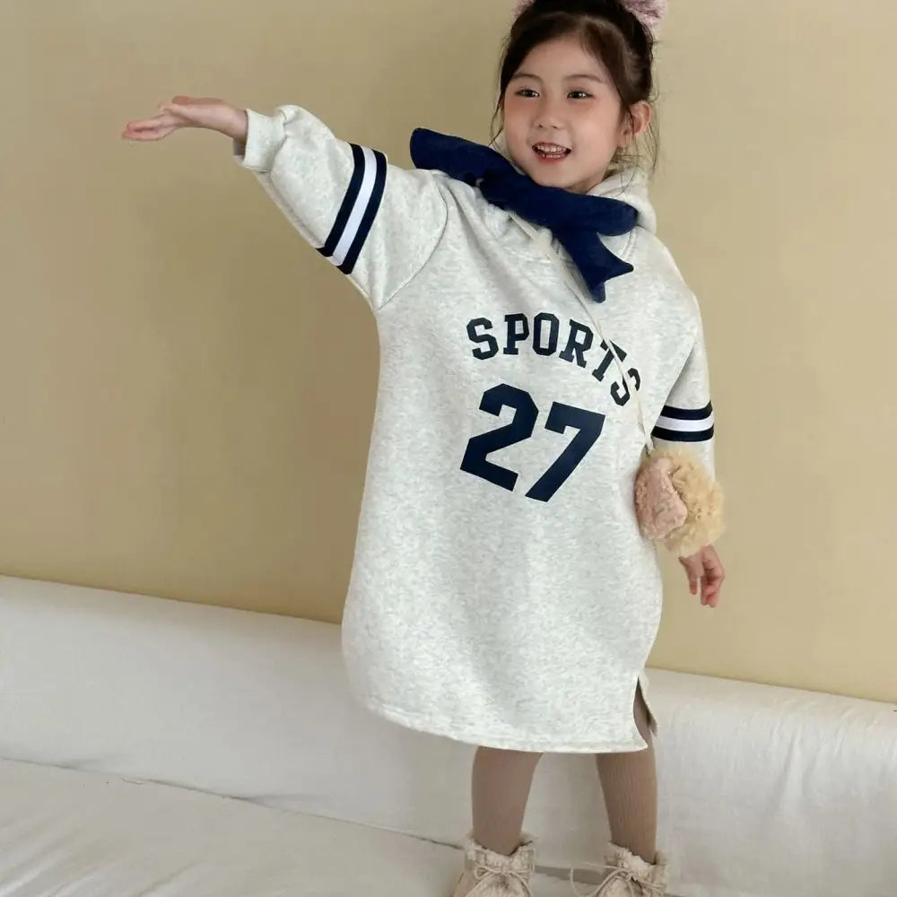 キッズ 秋冬用 スウェットセット 男の子 女の子 裏起毛 スポーツ ベビー ワンピース 冬服 ID3548 ワンピース / 80cm