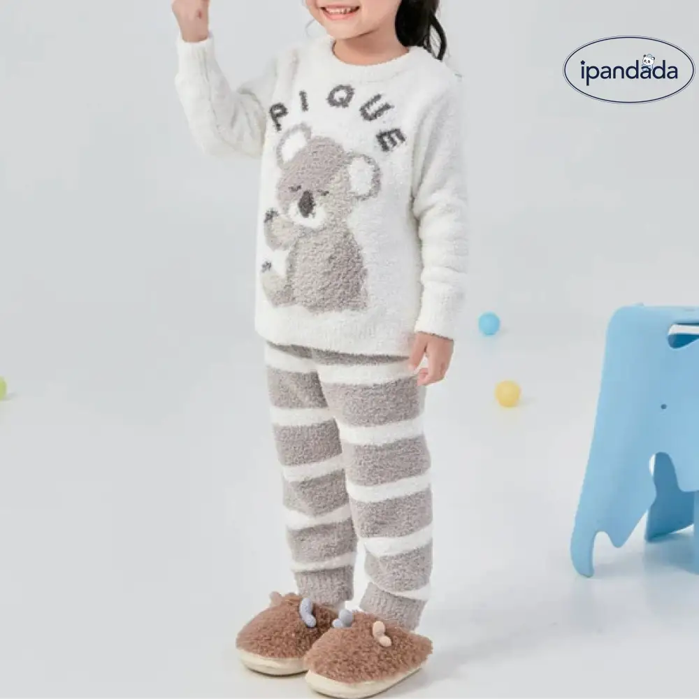 コアラ 子供服 キッズ KIDS 長袖 あったか パジャマ おしゃれ 防寒 暖かい 寝巻き セットアップ キッズパジャマ ルームウェア ベビー＆キッズ＞キッズ