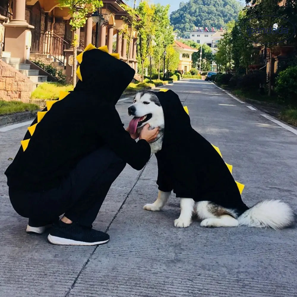 恐竜 親子 コスチューム テディベア ビションフリーゼ ゴールデンレトリバー アラスカンマラミュート 犬服 変身コスチューム 2足歩行衣 ID2473