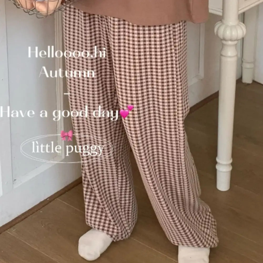 コットン ヒョウ柄 長袖 トップス ロングパンツ セット 長袖 部屋着 可愛い カートゥーン デルロン パジャマ ID3654 ロングパンツ / フリー レディース＞セットアップ