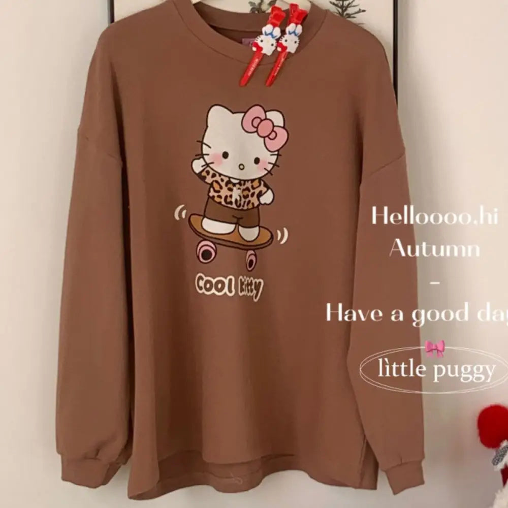 コットン ヒョウ柄 長袖 トップス ロングパンツ セット 長袖 部屋着 可愛い カートゥーン デルロン パジャマ ID3654 タイプ②トップス / フリー レディース＞セットアップ