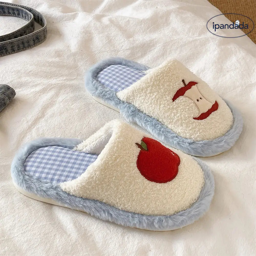 コットン ルームシューズ レディース 秋冬 毛足 フリース 保温 ルームウェア ID3199