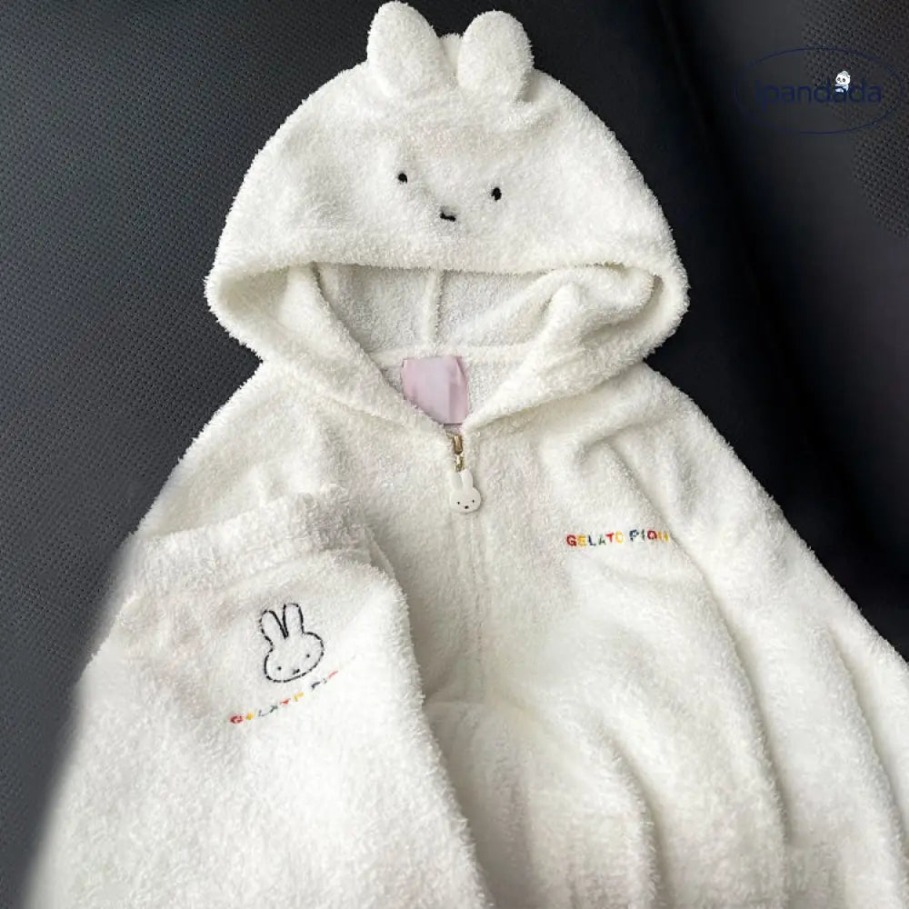 ID432 快適 柔らか ふわふわ パジャマ レディース ワンマイルウエア 可愛い 部屋着 ナイトウェア 無地 シンプル 長袖 ショートパンツ プレゼント レディース＞セットアップ