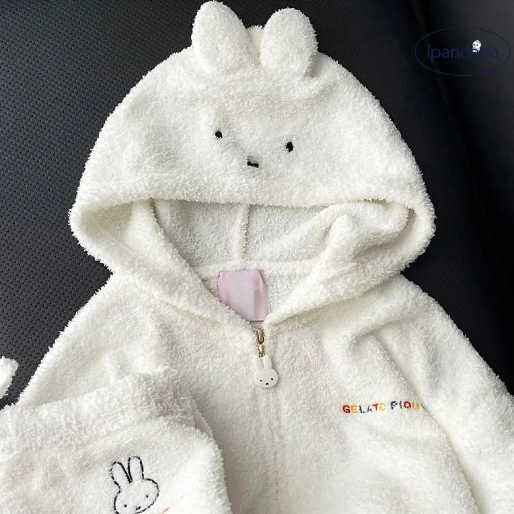 ID432 快適 柔らか ふわふわ パジャマ レディース ワンマイルウエア 可愛い 部屋着 ナイトウェア 無地 シンプル 長袖 ショートパンツ プレゼント レディース＞セットアップ