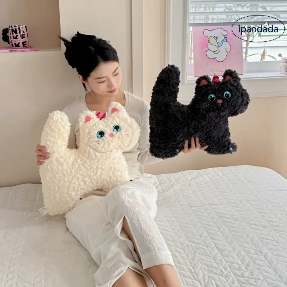 クッキーキャット クッション ソファ リビング 可愛い 猫 ミニマム インテリア枕 飾り用 窓辺 座布団 フロアクッション  インスタ風 ID2028