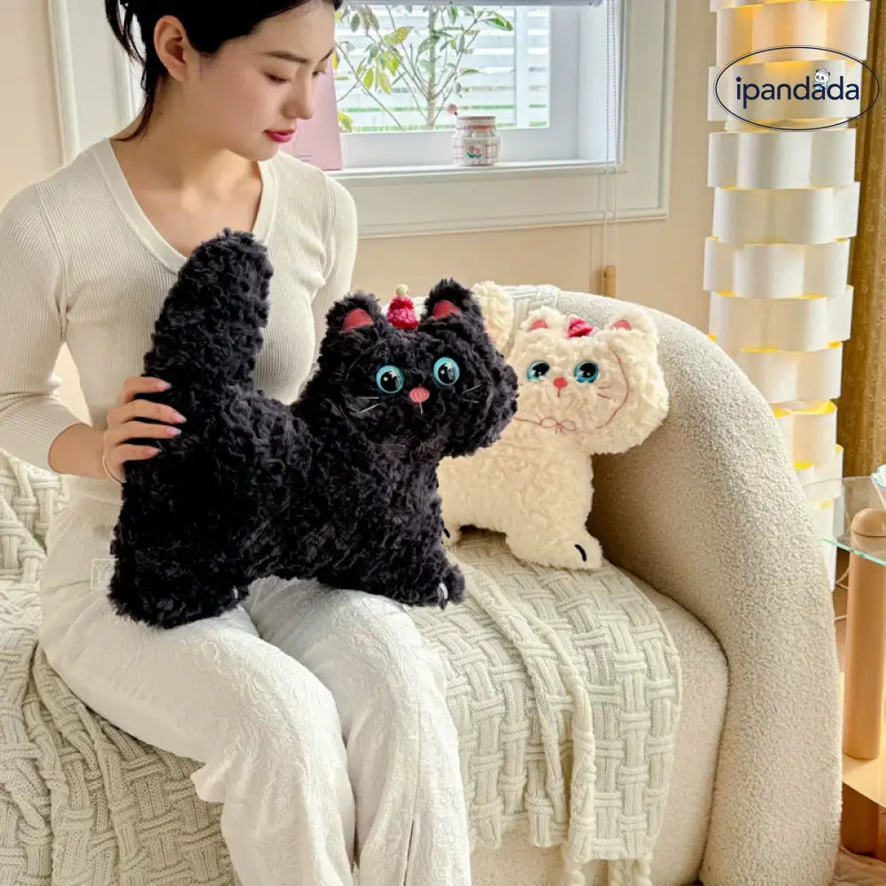 クッキーキャット クッション ソファ リビング 可愛い 猫 ミニマム インテリア枕 飾り用 窓辺 座布団 フロアクッション  インスタ風 ID2028