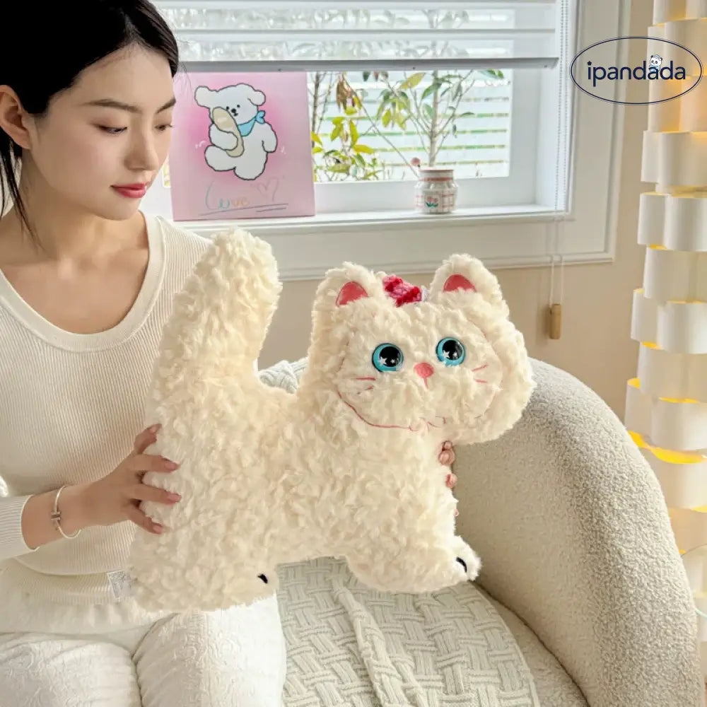 クッキーキャット クッション ソファ リビング 可愛い 猫 ミニマム インテリア枕 飾り用 窓辺 座布団 フロアクッション  インスタ風 ID2028