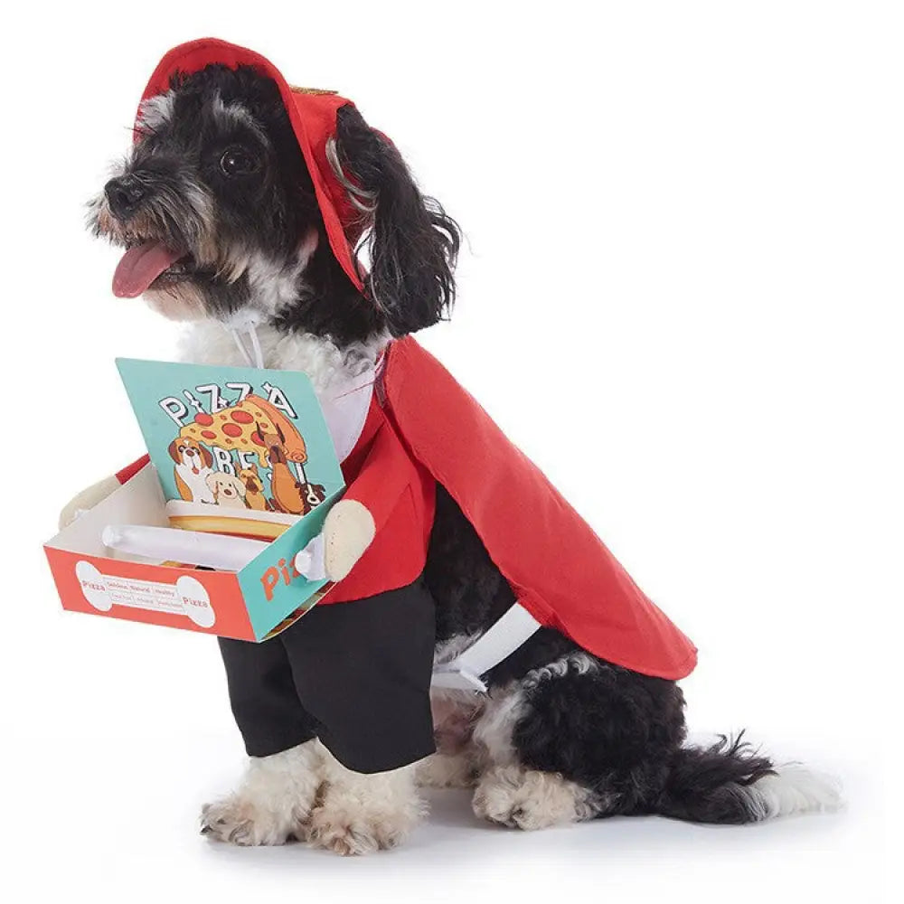 クリスマス コスチューム 小犬用 立ちポーズ 面白い 犬の服 ハロウィン 秋冬 ペットウェア ID2739 タイプ⑤ / S