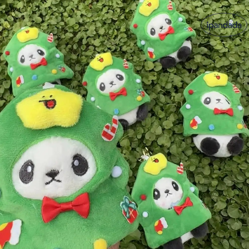 クリスマス限定 パンダ キーホルダー パンダグッズ ぬいぐるみ