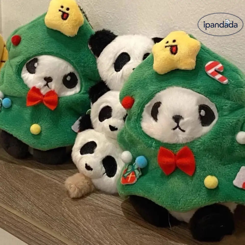 クリスマス限定 パンダ キーホルダー パンダグッズ ぬいぐるみ おもちゃ バッグチャーム マスコット クリスマスツリーパンダ / フリー グッズ＞ぬいぐるみ