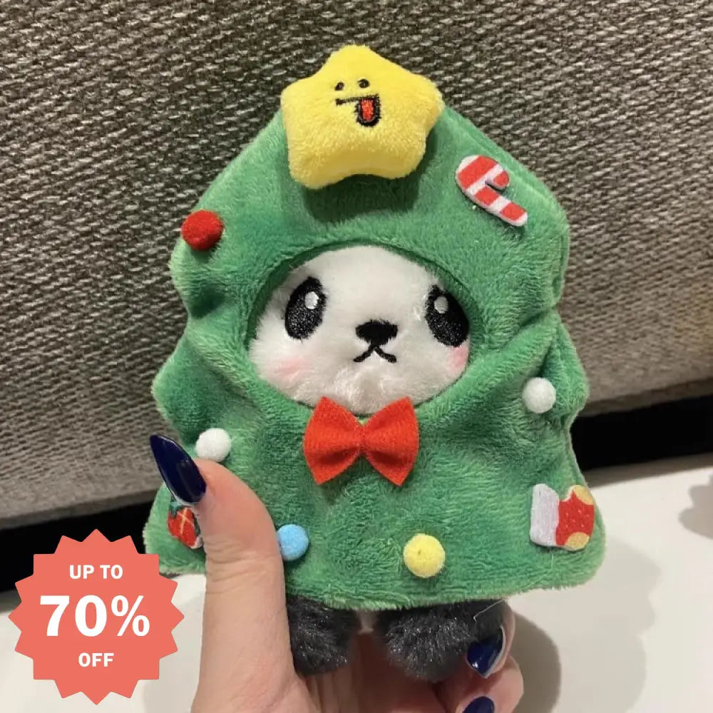 クリスマス限定 パンダ キーホルダー パンダグッズ ぬいぐるみ おもちゃ バッグチャーム マスコット クリスマスツリーパンダ / フリー グッズ＞ぬいぐるみ