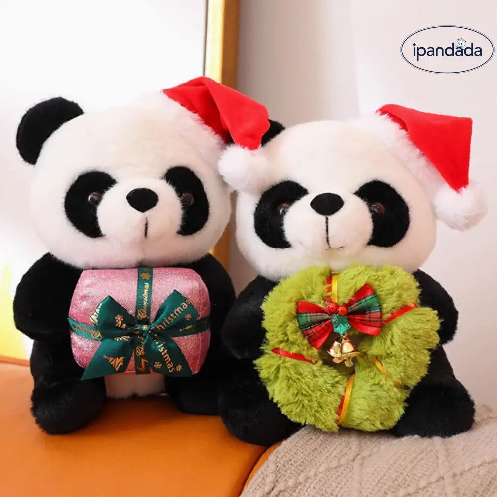 クリスマス限定 パンダ ぬいぐるみ おしゃれ バッグチャーム