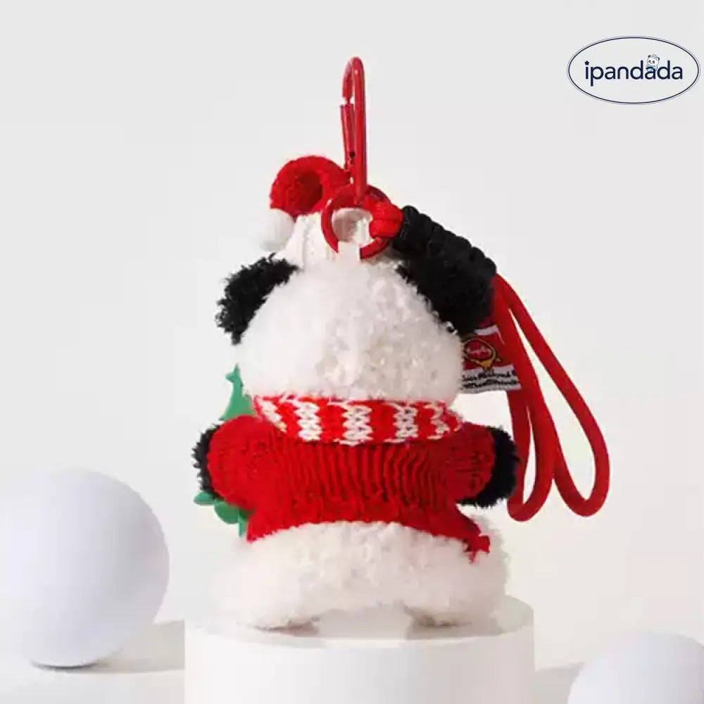 【クリスマス限定セール】4色展開 パンダ ぬいぐるみ マスコット キーホルダー ハンドメイド クリスマス プレゼント ギフト かわいい グッズ＞ぬいぐるみ